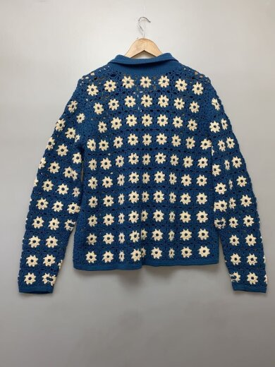 商品画像：カーディガン(厚手)/L/コットン/BLU/22-080-464-9000-1-0 2