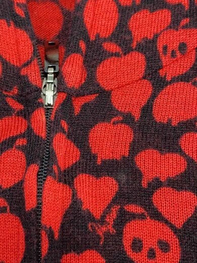 商品画像：ジップパーカー/FREE/レーヨン/RED/2ND-4440 6