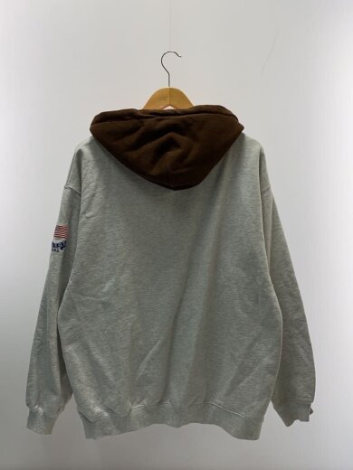 商品画像：ジップパーカー/L/コットン/GRY/無地/101223012015// 2