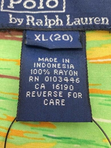商品画像：アロハシャツ/XL/レーヨン/BRW// 4