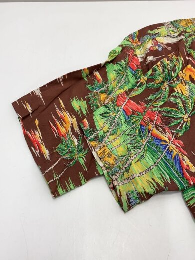 商品画像：アロハシャツ/XL/レーヨン/BRW// 5