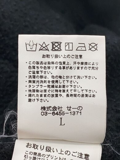 商品画像：パーカー/L/コットン/BLK 5
