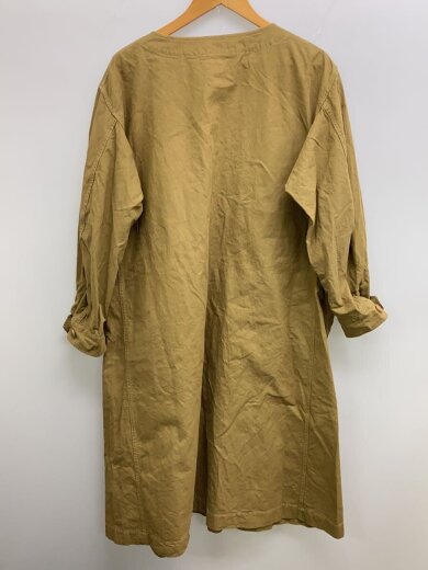 商品画像：長袖ワンピース/O/コットン/KHK/無地/7015033 2