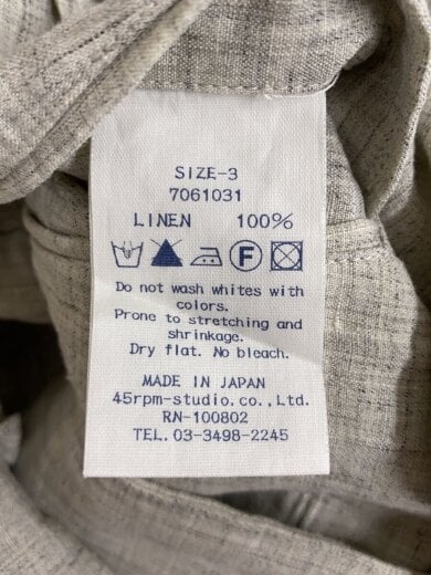 商品画像：テーラードジャケット/3/リネン/IVO/7061031 4