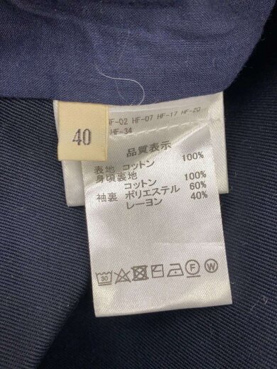 商品画像：コート/40/コットン/NVY 4