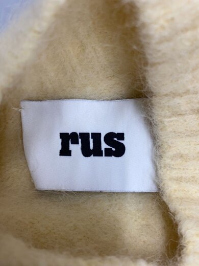 商品画像：rus/ニット・セーター(厚手)/S/--/CRM/無地/20-080-230-0004-3-0 3