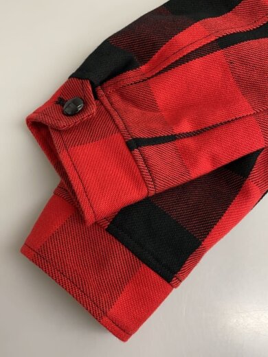 商品画像：裏ボア/ジャケット/L/コットン/RED/チェック/C1H5-JK28 5