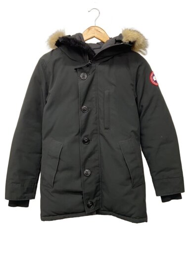 商品画像：JASPER PARKA /ダウンジャケット/XS/ポリエステル/BLK/無地/3438JM 1