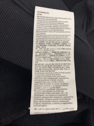 商品画像：ジップパーカー/--/コットン/BLK 5