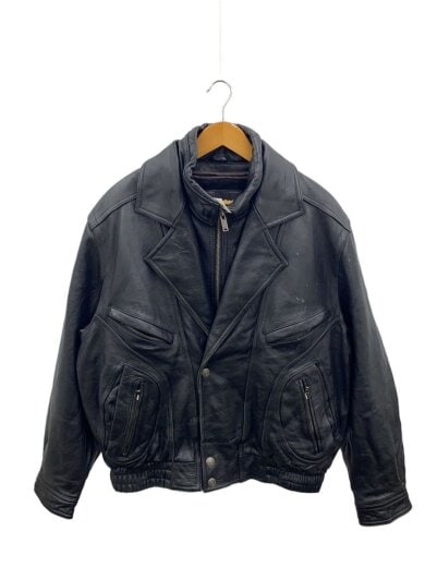 商品画像：レザージャケット・ブルゾン/L/レザー/BLK 1