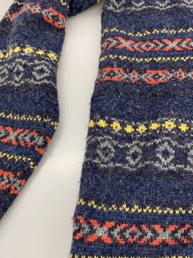 商品画像：ニット・セーター(厚手)/S/ウール/マルチカラー/総柄// 6