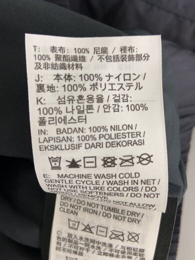 商品画像：ナイロンジャケット/XL/ナイロン/BLK/無地 5