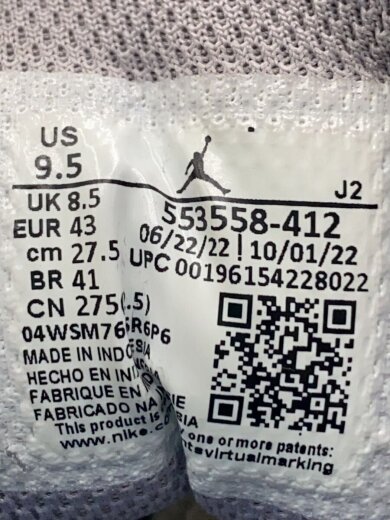 商品画像：AIR JORDAN 1 LOW_エアジョーダン1 ロー/27.5cm/BLU 5