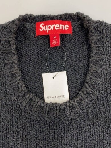 商品画像：boucle small box sweater/ニット・セーター(厚手)/M/コットン/BLK// 6