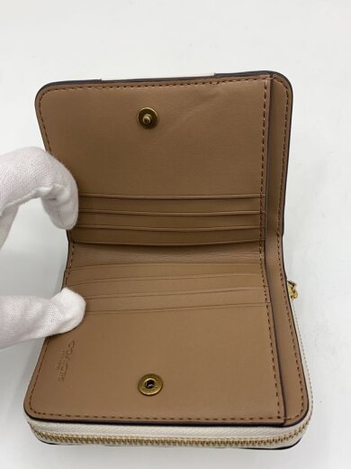 商品画像：2つ折り財布/PVC/WHT/レディース 4