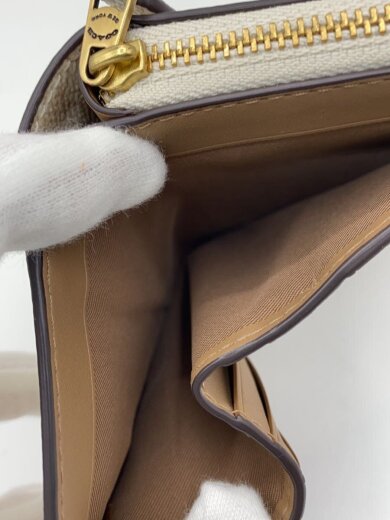 商品画像：2つ折り財布/PVC/WHT/レディース 6