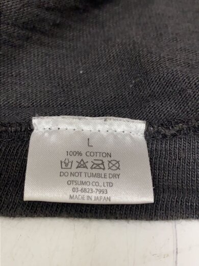 商品画像：Tシャツ/L/コットン/BLK 4