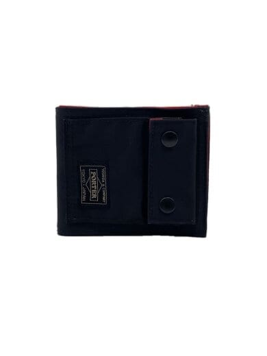 商品画像：2つ折り財布/ナイロン/BLK/無地/メンズ 1