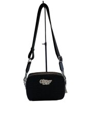 Glitter Leather Bag/ショルダーバッグ/合皮/フェイクレザー/BLK