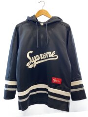 16AW/Reflective Hooded Hockey Top/パーカー/S/ポリエステル/BLK