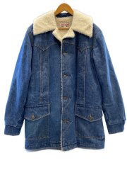 70s後期～80s/ボアランチコート/Gジャン/M/デニム/BLU