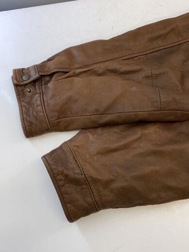 商品画像：90s～00s/A-2/レザージャケット・ブルゾン/XXL/牛革/BRW/無地 5