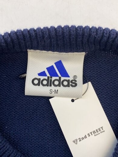 商品画像：80s～90s/デサント製/アーガイル柄/ニット・セーター(薄手)/M/コットン/NVY/AA-863 3