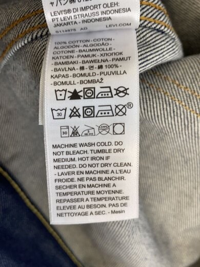 商品画像：TYPE 1 TRUCKER JACKET RIGID/Gジャン/XL/デニム/IDG/PC9-008C9-0000// 5