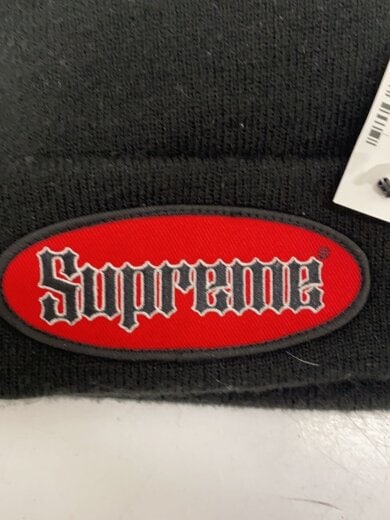 商品画像：oval patch 18AW/全体的に毛羽立ち有/ニットキャップ/--/アクリル/BLK/メ 4