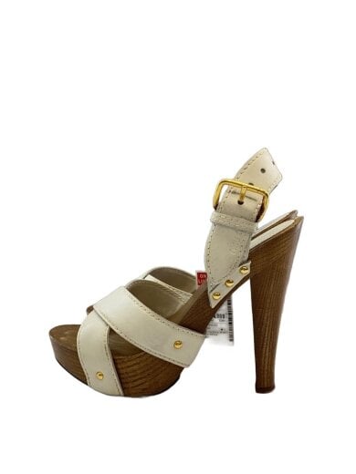 商品画像：ウッドソール/サンダル/39/WHT/レザー 1