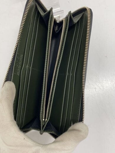 商品画像：Dロゴ/ラウンドジップ/長財布/レザー/BLK/メンズ 4