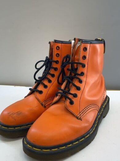 商品画像：8ホール/イングランド製/レースアップブーツ/--/ORN/レザー// 2