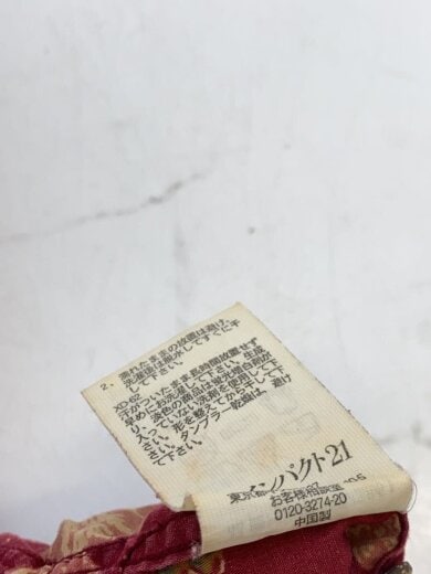 商品画像：アロハシャツ/L/コットン/RED/総柄 5