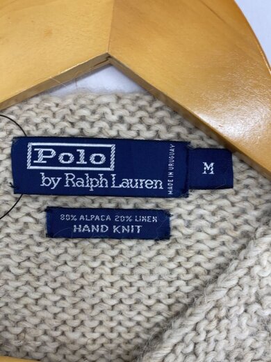 画像：POLO RALPH LAUREN90s HAND KNIT アルパカリネンニット/M/アルパカ/BEG/KR-RL-SA31103