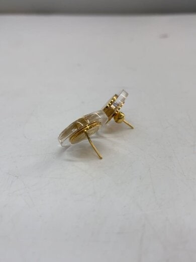 商品画像：クリアコンビ ロゴ サークル ピアス/--/GLD/レディース// 2