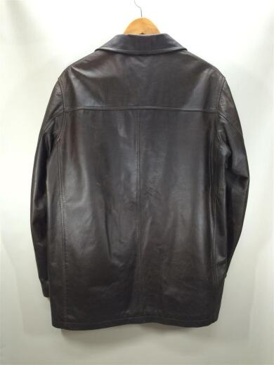 画像：Cinquantaレザージャケット・ブルゾン/48/レザー/BRW/Cinquanta2