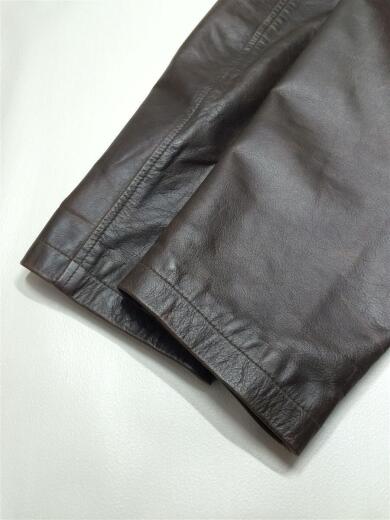 画像：Cinquantaレザージャケット・ブルゾン/48/レザー/BRW/Cinquanta6