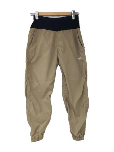 FREE RUN LONG PANT_フリーランロングパンツ/M/ナイロン/ベージュ