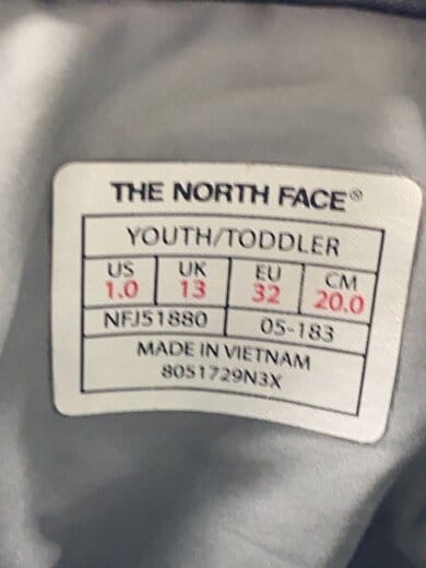 商品画像：キッズ靴/20cm/ブーツ/NFJ51880/ブラック/生地ダメージ// 5