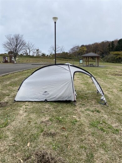 商品画像：テント/ドーム/2~3人用/グレー/Hiby 3/ツーリング/キャンプ 2