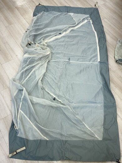 商品画像：YK-15-3R テント/1人用/グレー/YK-15-3R/パンダクラシックインナーテント 2