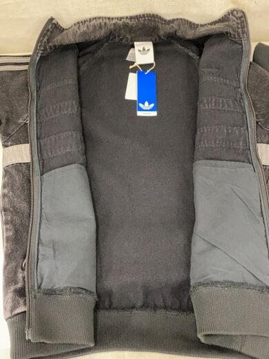 商品画像：アディカラー ファースト ブラックデニム トラックトップ/トラックジャケット/L/コットン/ブラック// 3