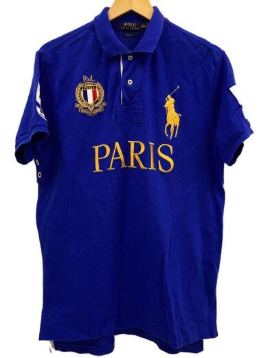 画像：POLO RALPH LAURENPARIS/ビッグポニー/ポロシャツ/L/コットン/BLU1