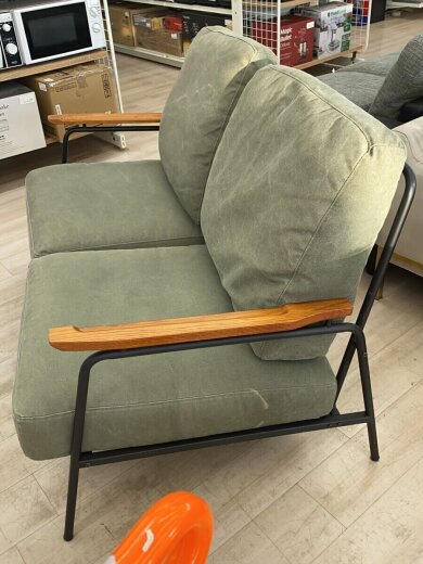 画像：その他ブランド2人掛けソファ/ファブリック/KHK3