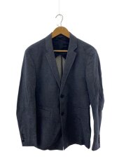 テーラードジャケット/48/コットン/GRY