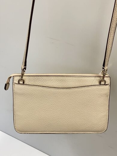 商品画像：タグ付き/スマホ/ショルダーバッグ/レザー/WHT/無地/K8283 3