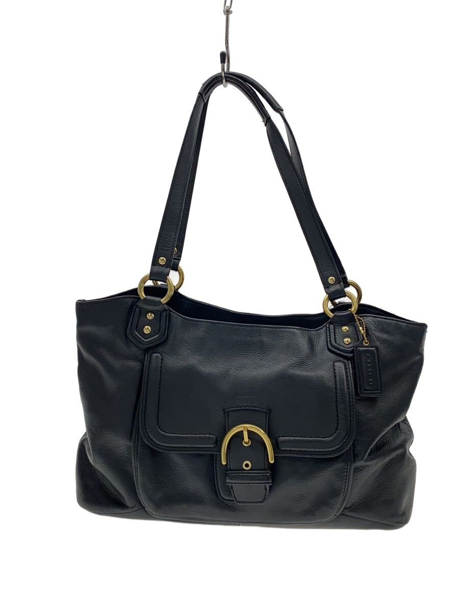 COACH / トートバッグ_キャンベル/レザー/BLK/無地