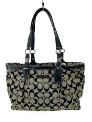 ギャラリートート_シグネチャー_グレー/キャンバス