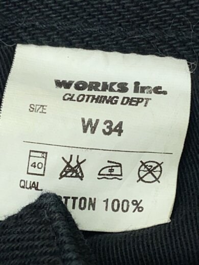 商品画像：ストレートパンツ/34/コットン/BLK// 5