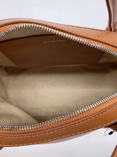 商品画像：SHRINK ROUND BOSTON/ラウンドボストンバッグ/レザー/BRW/無地 6